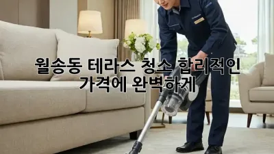 월송동 테라스 청소, 합리적인 가격에 완벽하게! ✨🏡