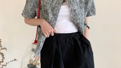 ✨득템찬스! 내 손으로 직접 고른 트위드 반팔 자켓 후기✨