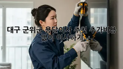 대구 군위군 용달이사 추천: 추가비용 없이 이사하기!